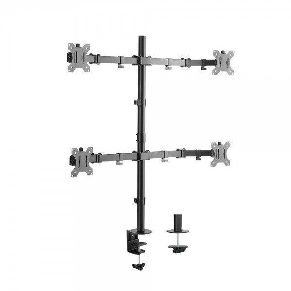 Monitor-Tischhalterung für 4 Bildschirme