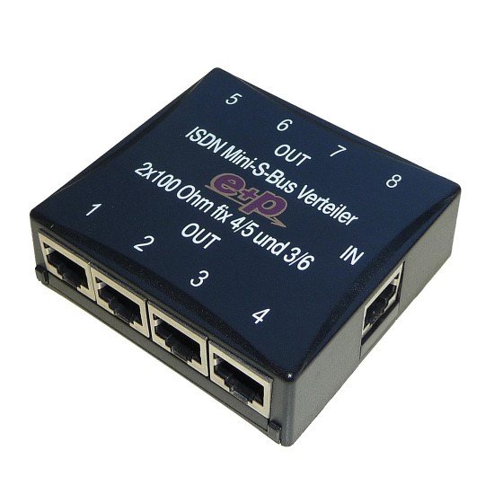 Mini ISDN-Verteiler, 8-fach lose