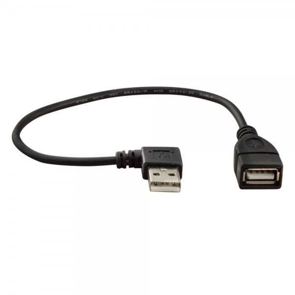 USB2.0 Winkeladapter "links", Länge: 0,2m