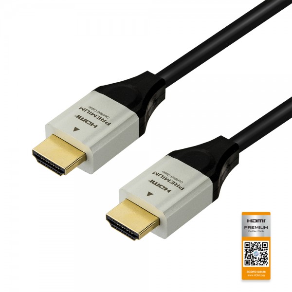 Premium High-Speed-HDMI-Kabel mit Ethernet, 2m
