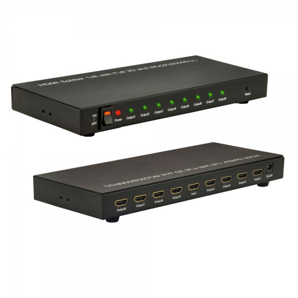 UHD HDMI Verteiler "1 auf 8"