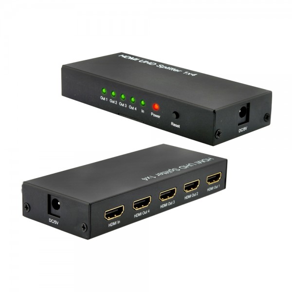 UHD HDMI Verteiler "1 auf 4"