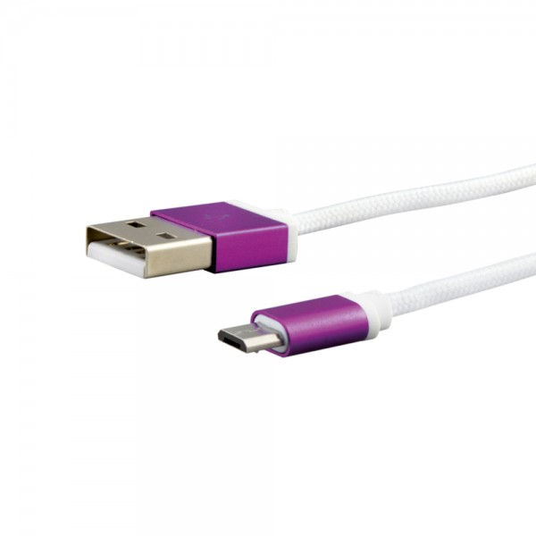 Micro-USB Slim-Anschlusskabel AB 1,0m